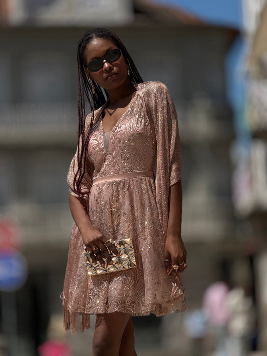 Vestido glitter