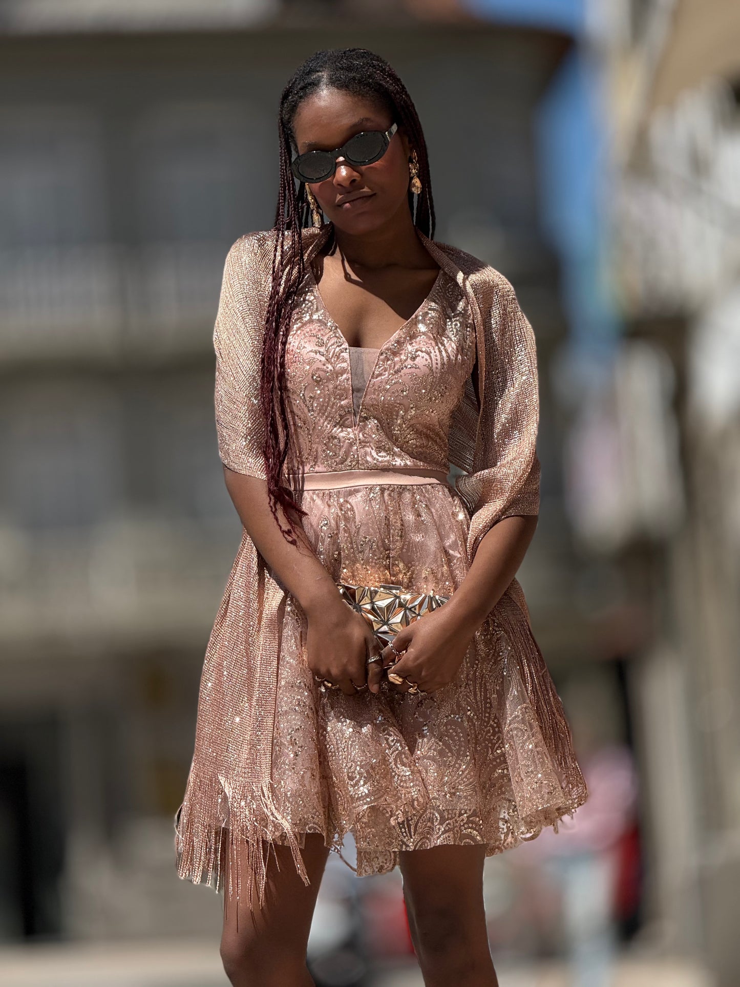 Vestido glitter