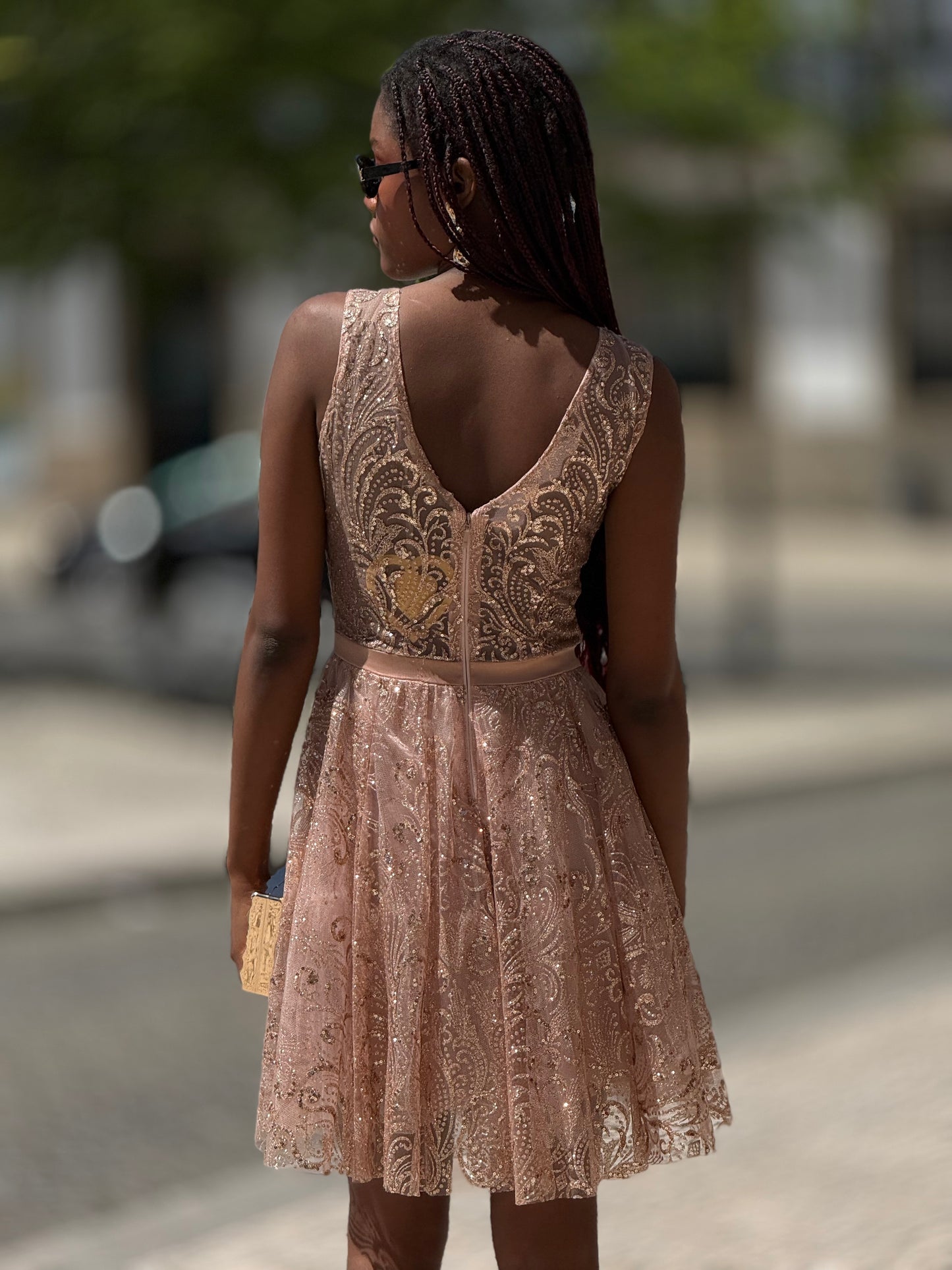 Vestido glitter