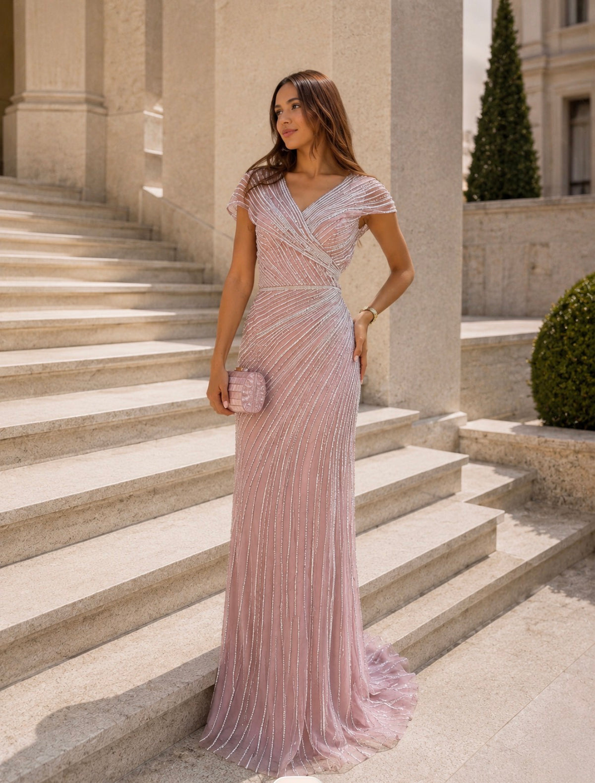 VESTIDO DECOTE CRUZADO