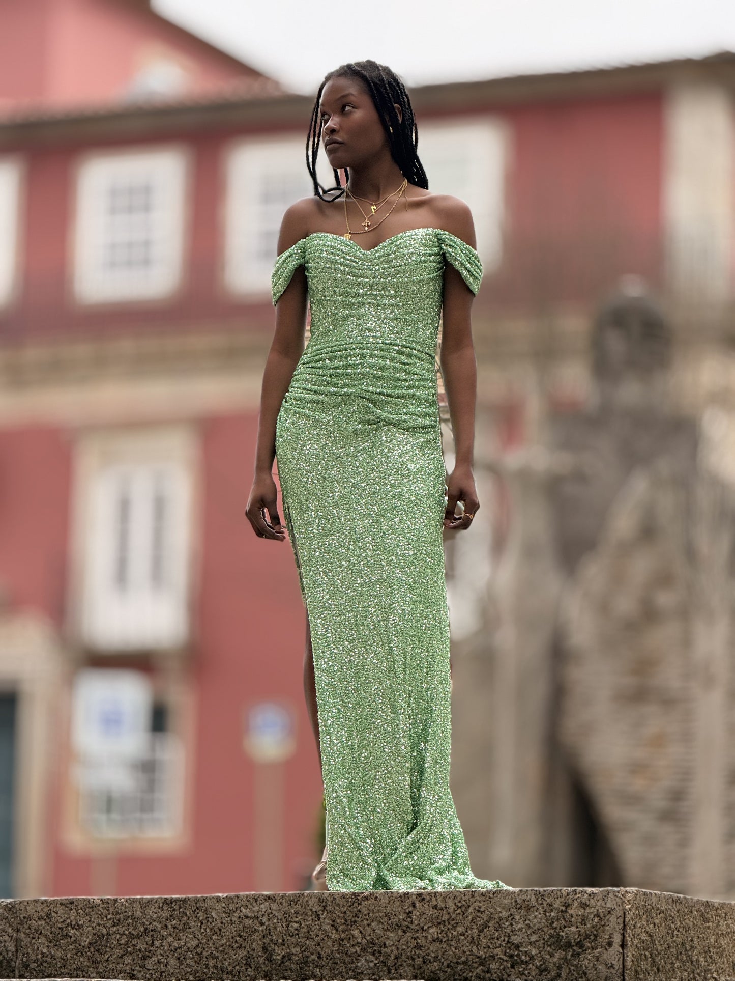 Vestido lantejoulas
