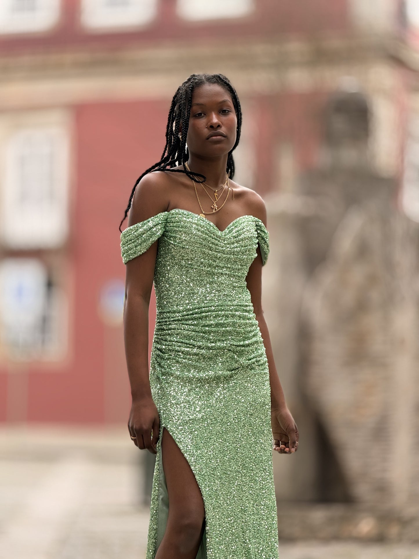Vestido lantejoulas