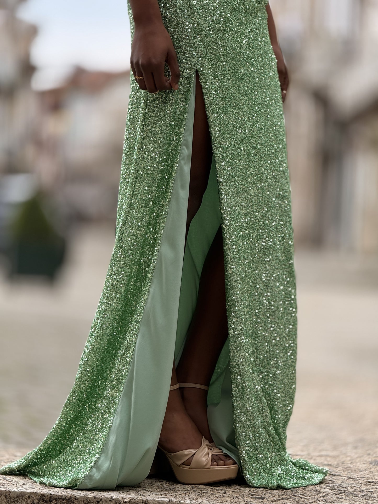 Vestido lantejoulas