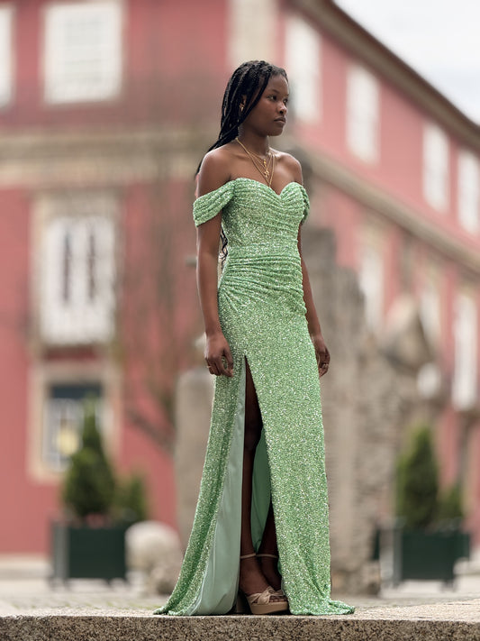 Vestido lantejoulas