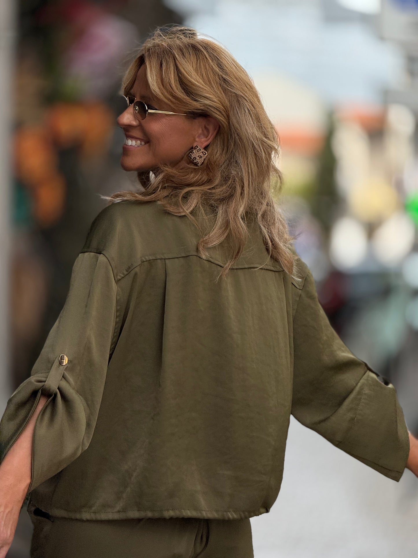 Conjunto total look cetim