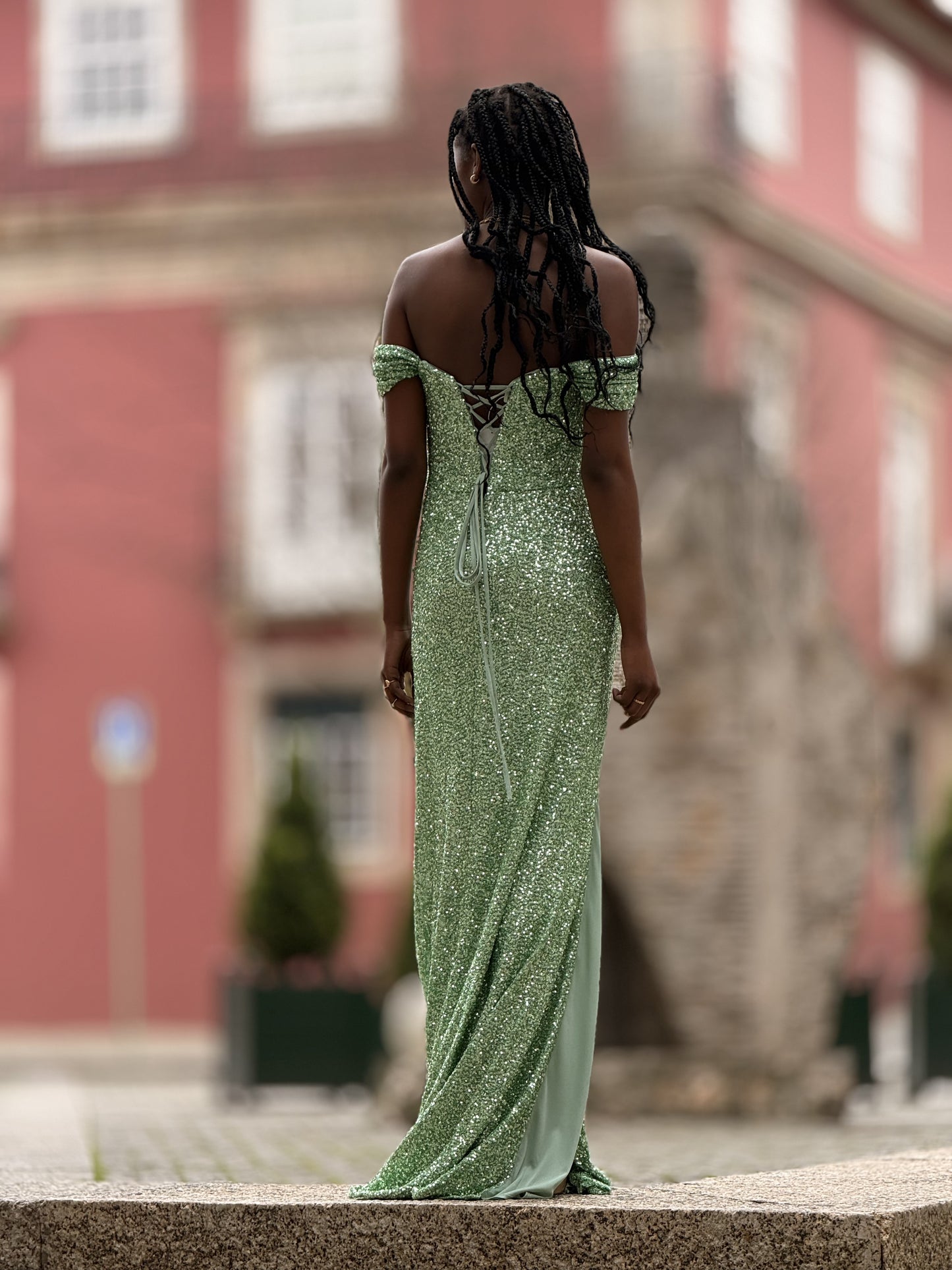 Vestido lantejoulas