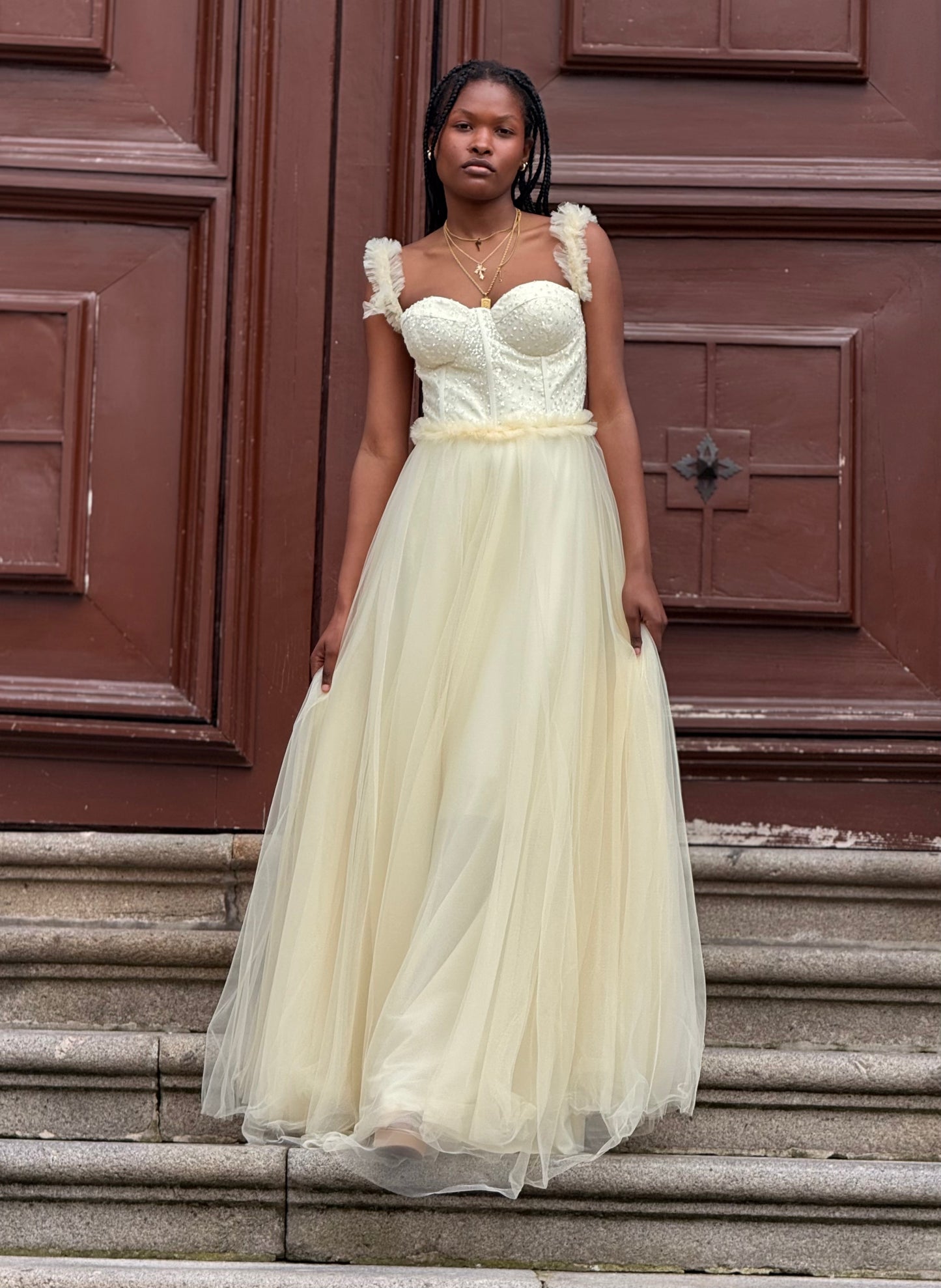 Vestido de noiva estilo princesa