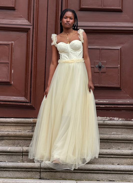 Vestido de noiva estilo princesa