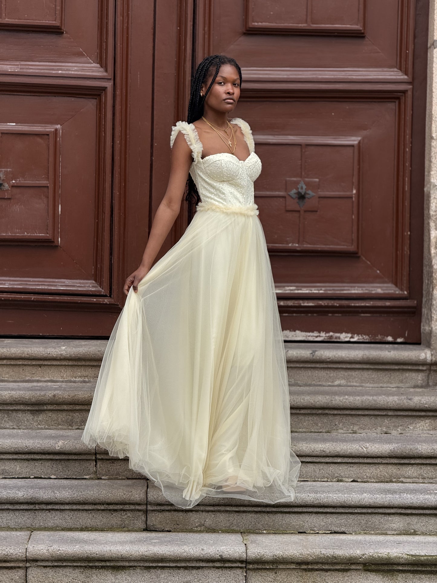 Vestido de noiva estilo princesa