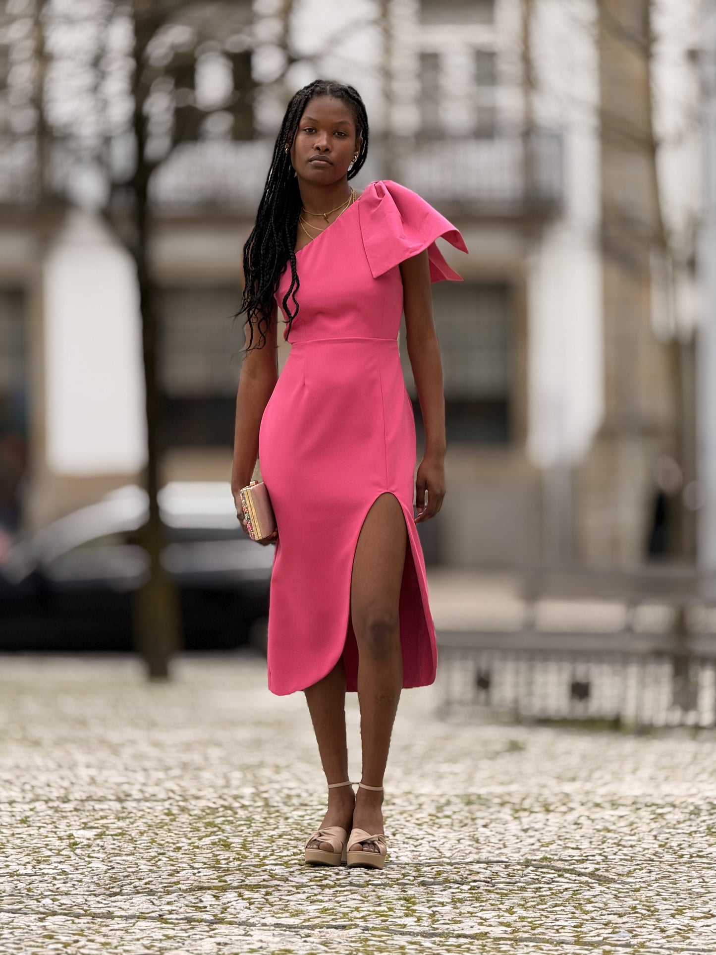 Vestido de laço