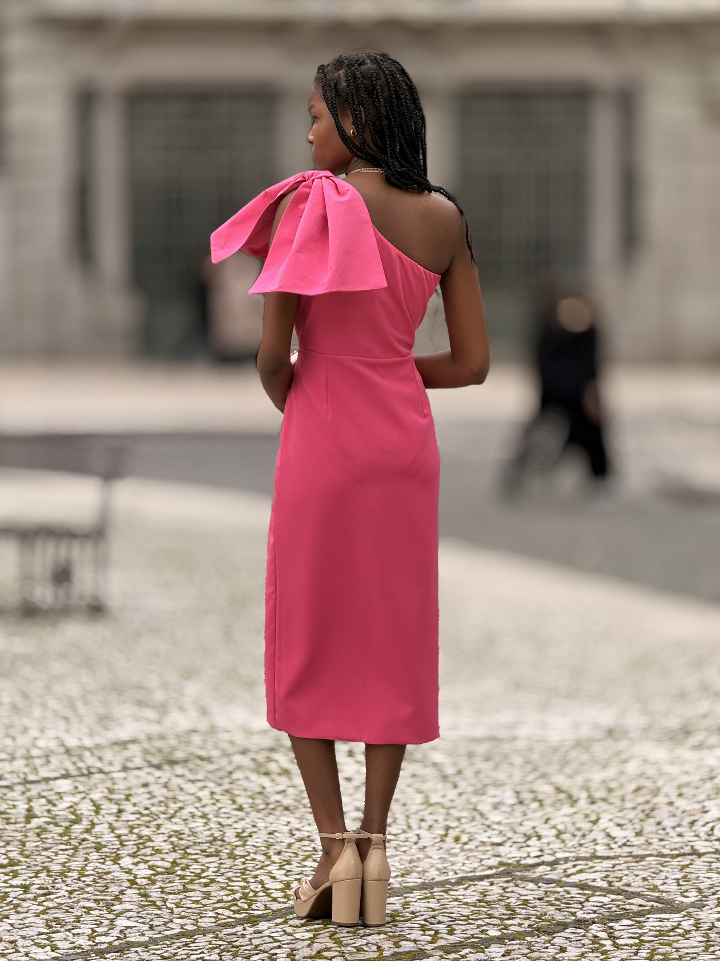 Vestido de laço