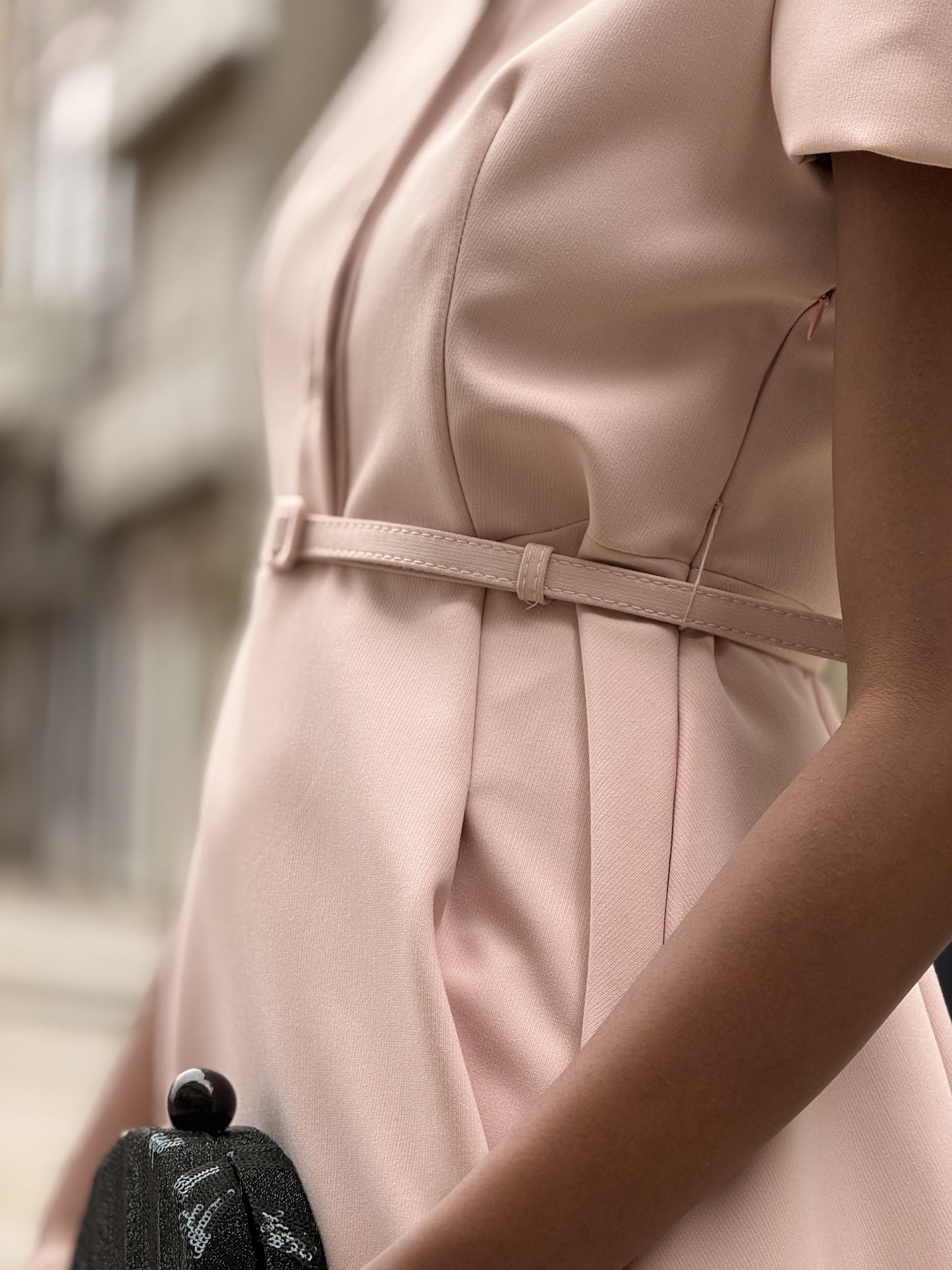 Vestido cor-de-rosa bebé