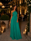 VESTIDO VERDE PLISSADO