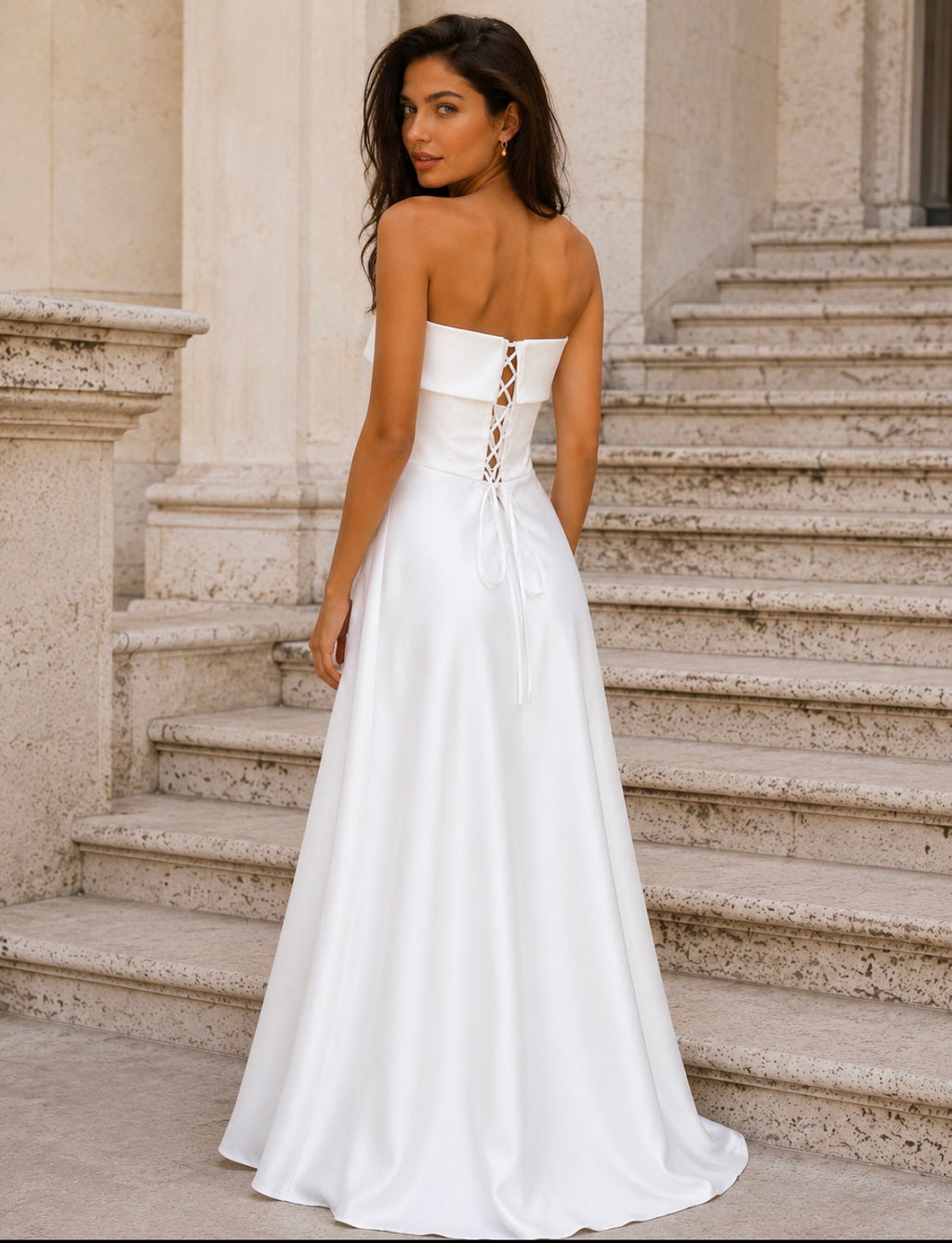VESTIDO COMPRIDO ACETINADO