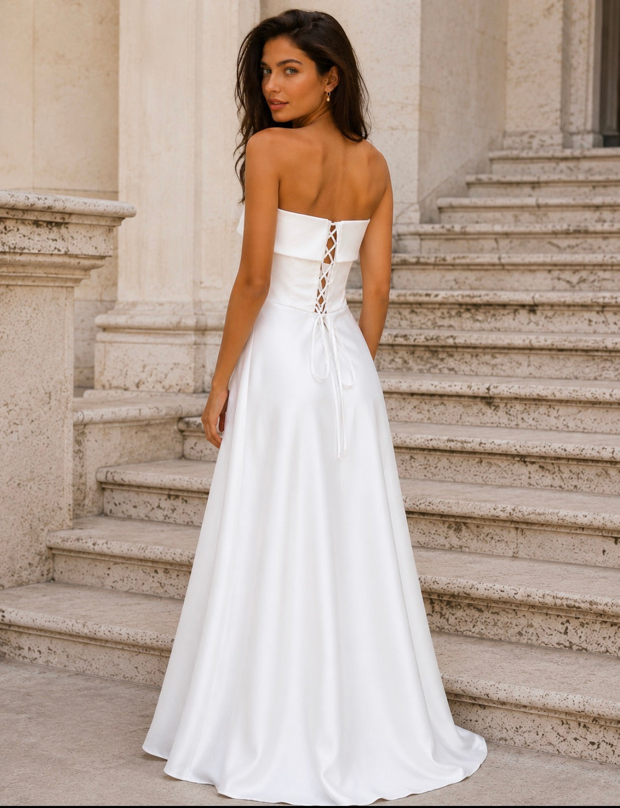 VESTIDO COMPRIDO ACETINADO