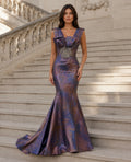 VESTIDO BRONZE METALIZADO