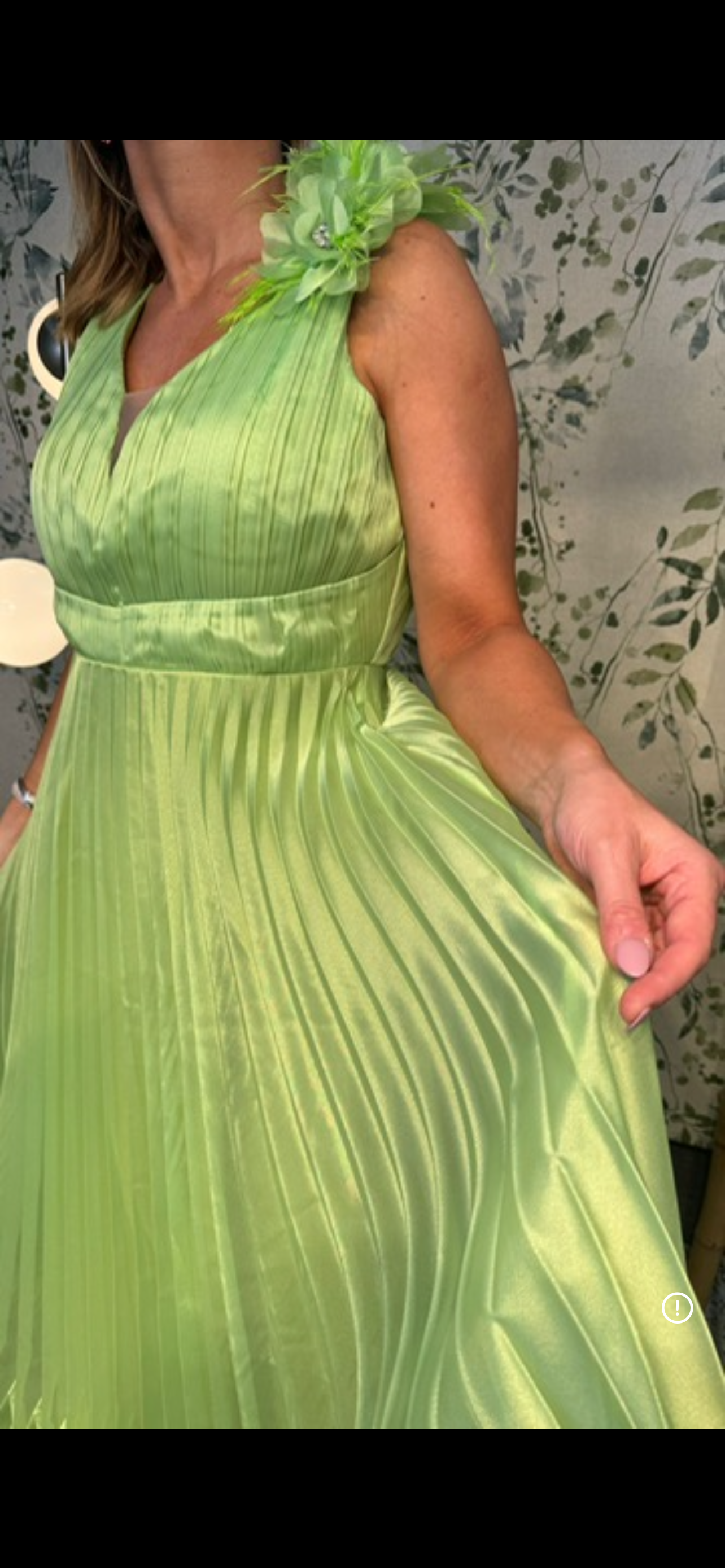 Vestido plissado