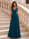 VESTIDO AZUL PETRÓLEO