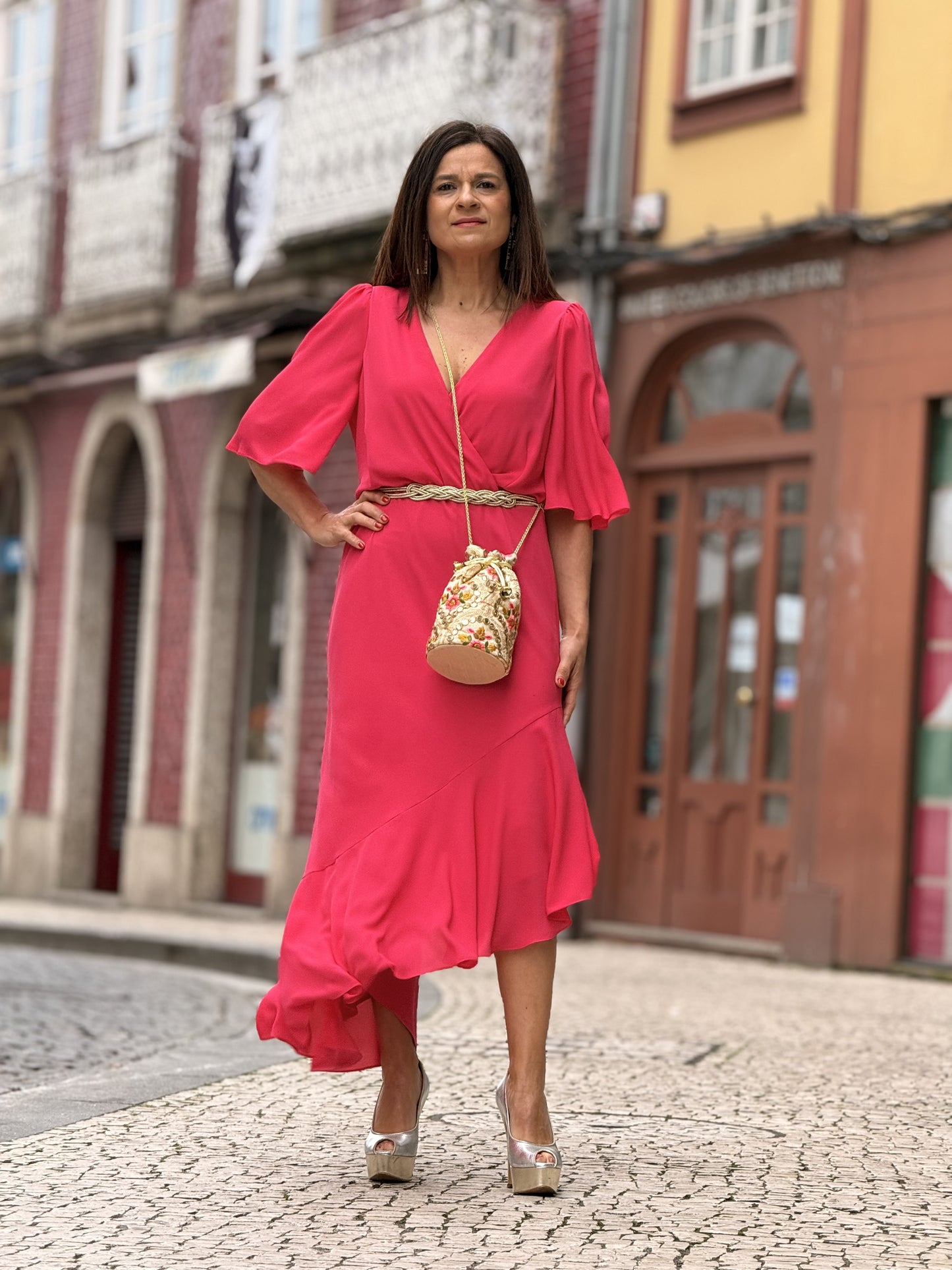 Vestido assimétrico
