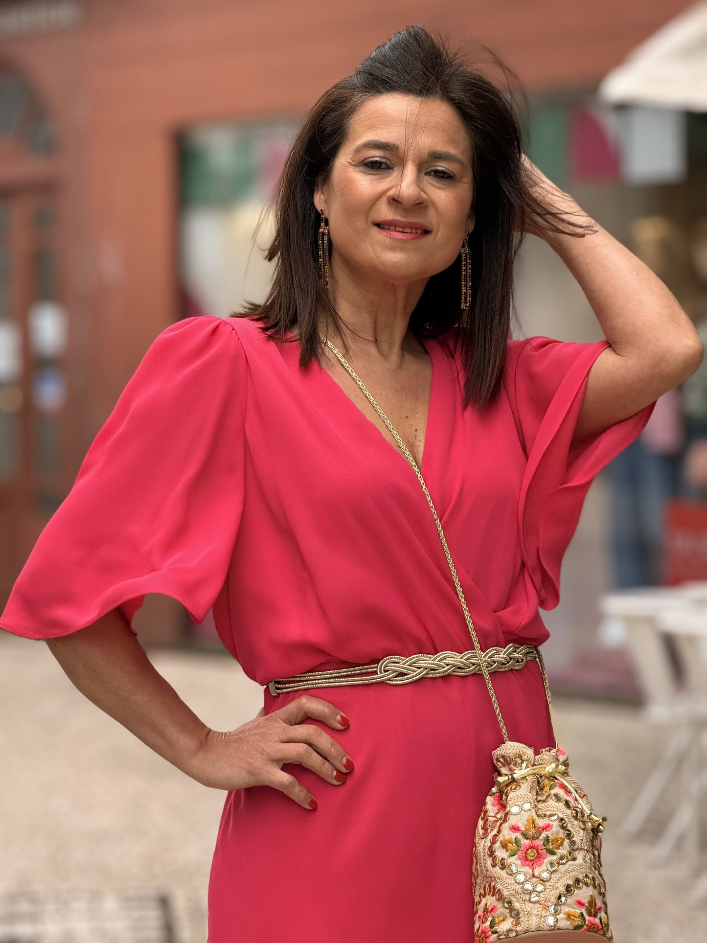 Vestido assimétrico