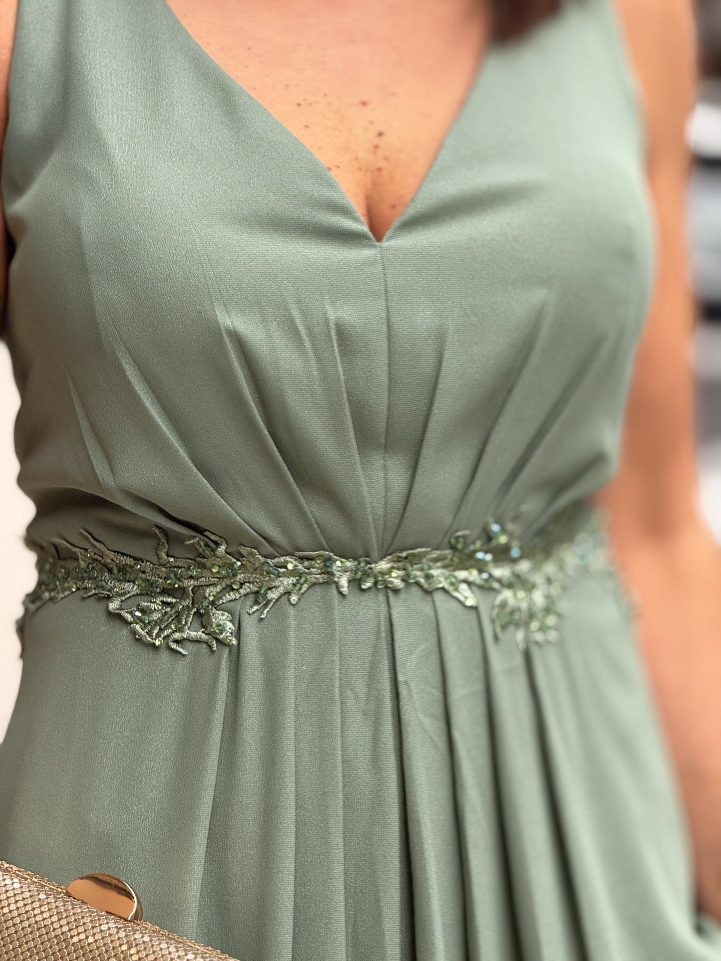 Vestido de chiffon