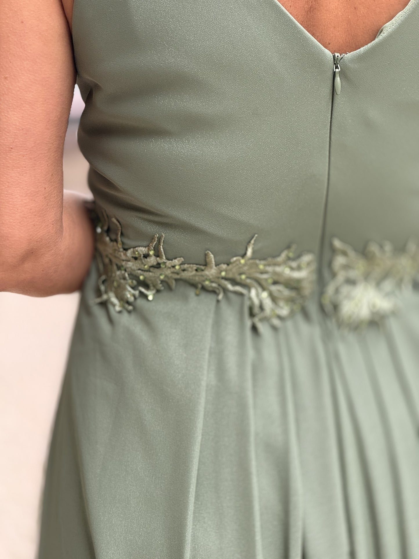 Vestido de chiffon