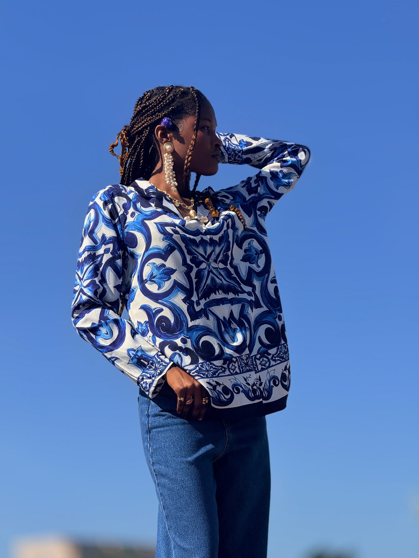Blusa com padrão