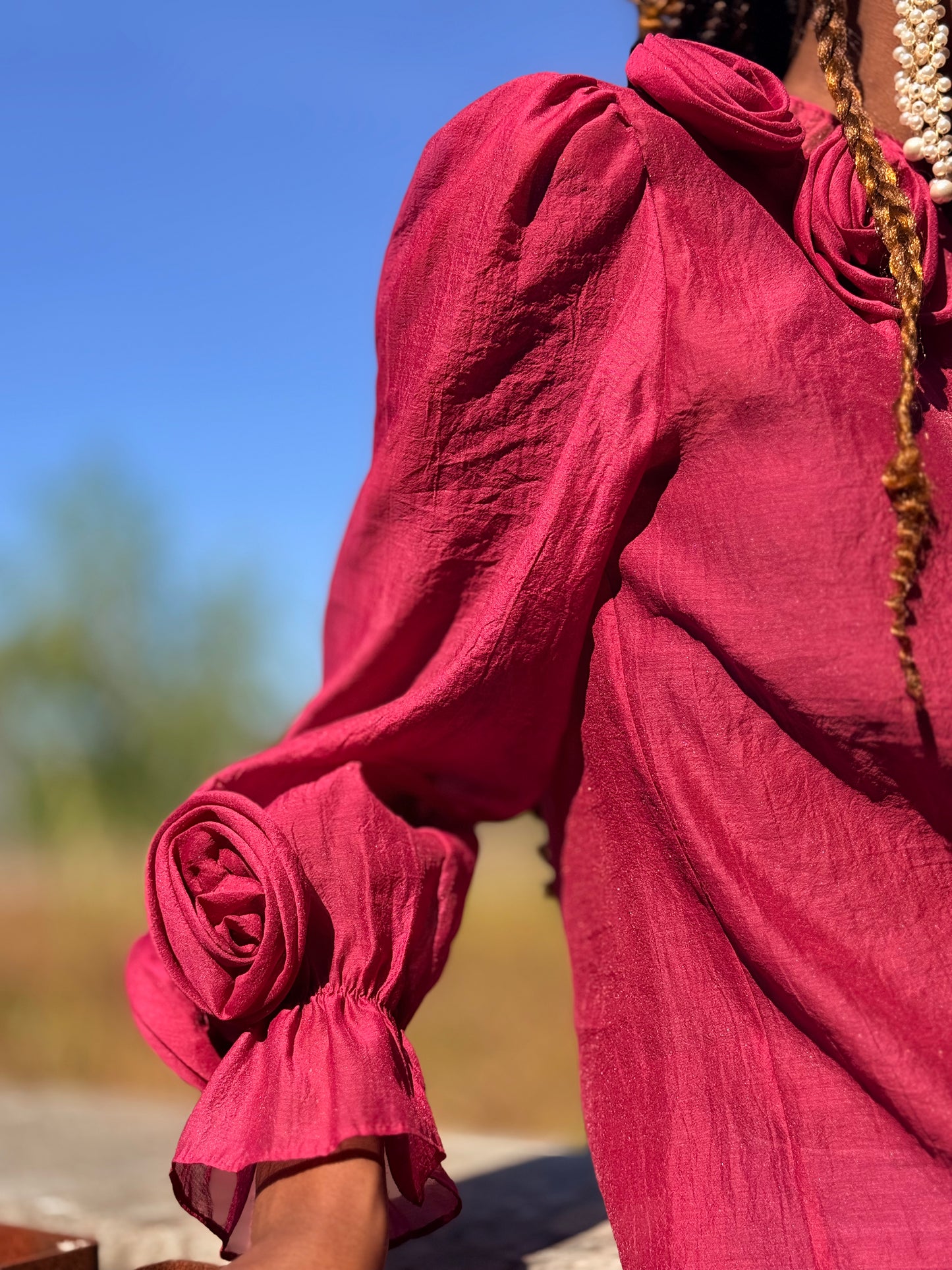 Blusa rosas