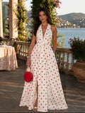 VESTIDO BOLAS VERMELHAS