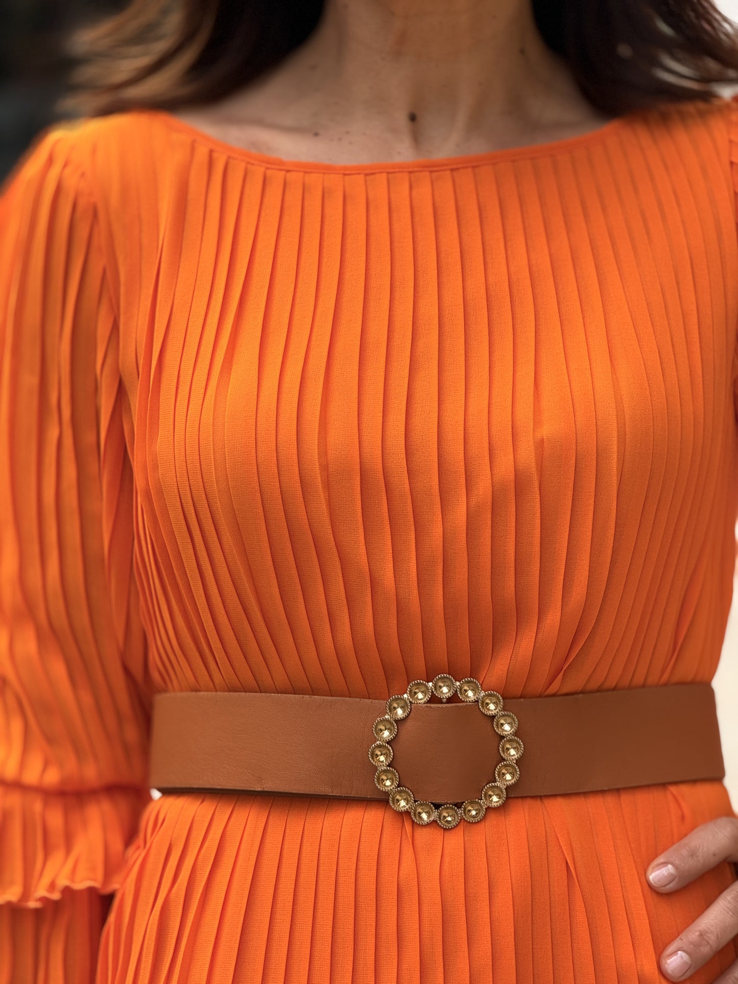 Vestido plissado