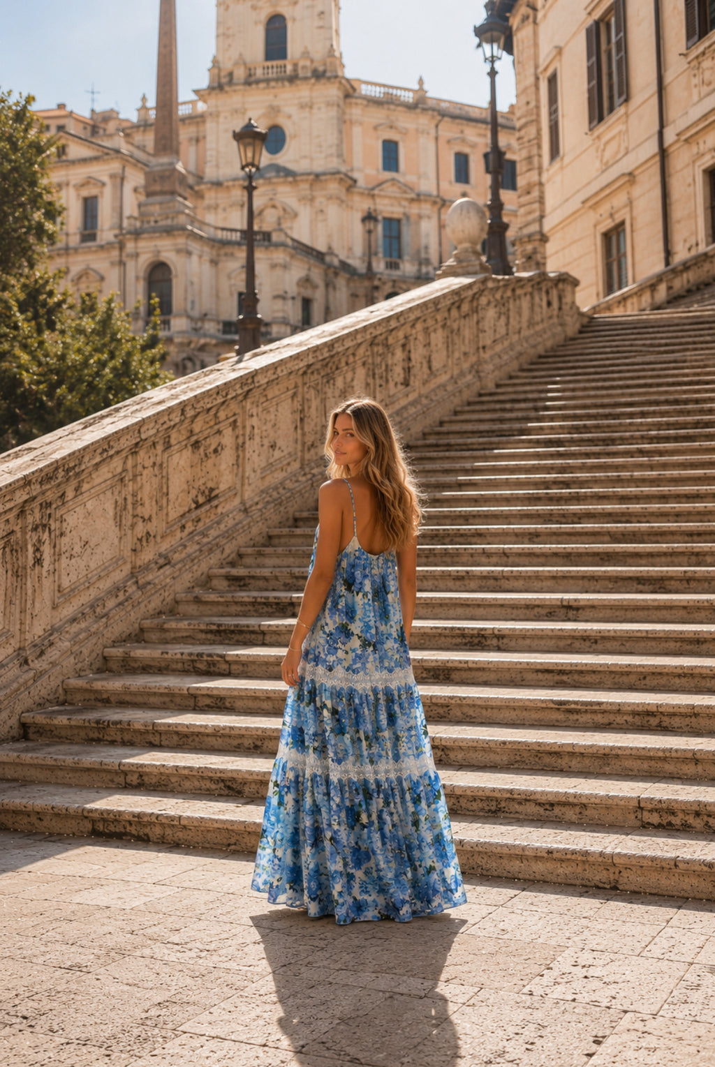 VESTIDO ESTAMPADO RENDA