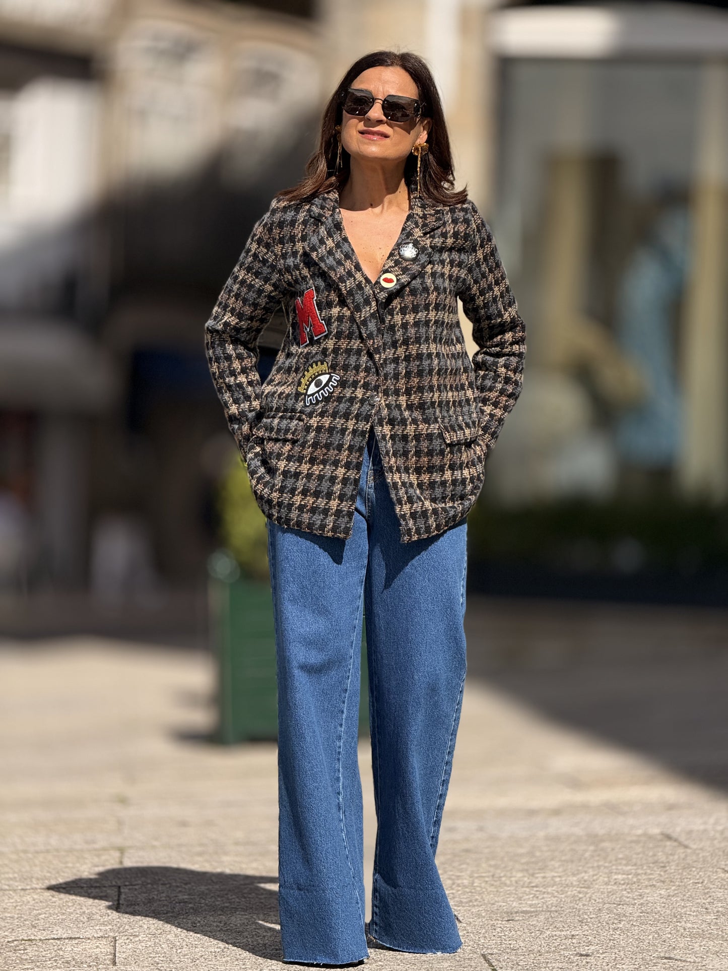 Blazer com bordados