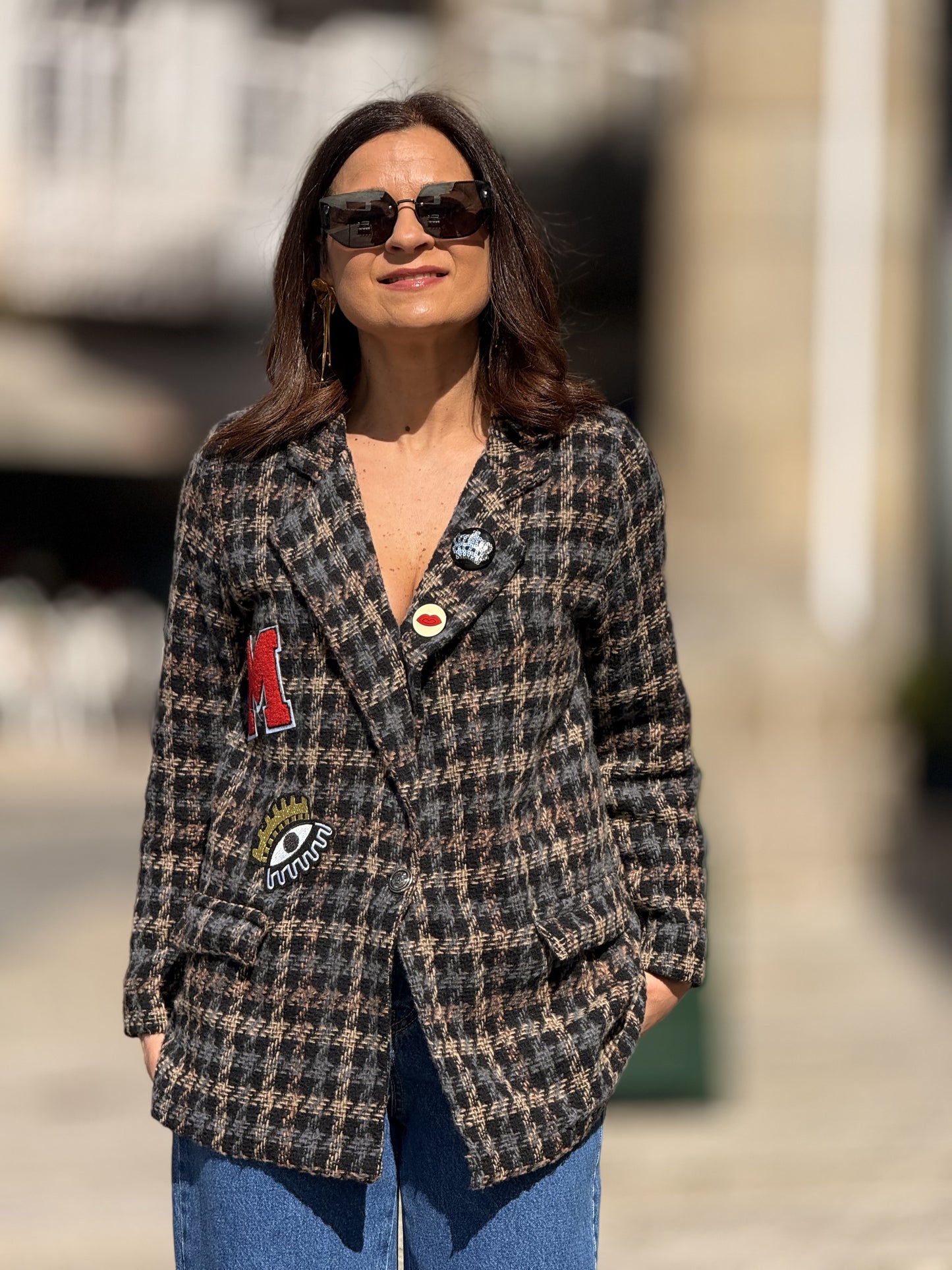 Blazer com bordados