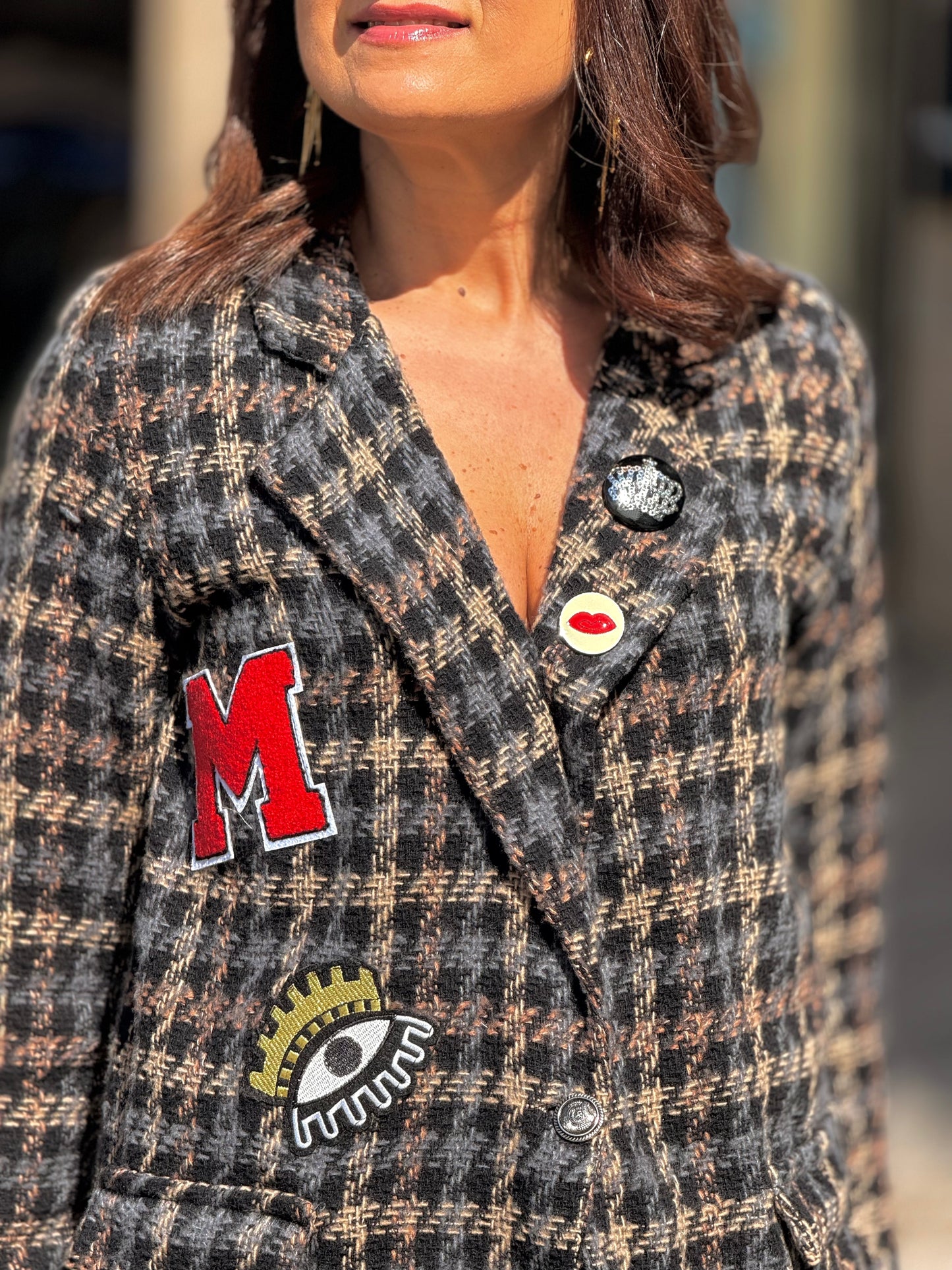 Blazer com bordados