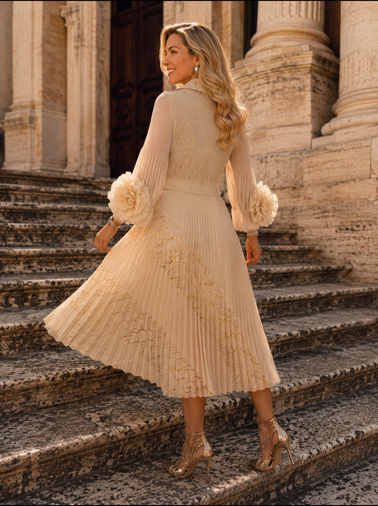 VESTIDOS PLISSADOS ELÁSTICOS