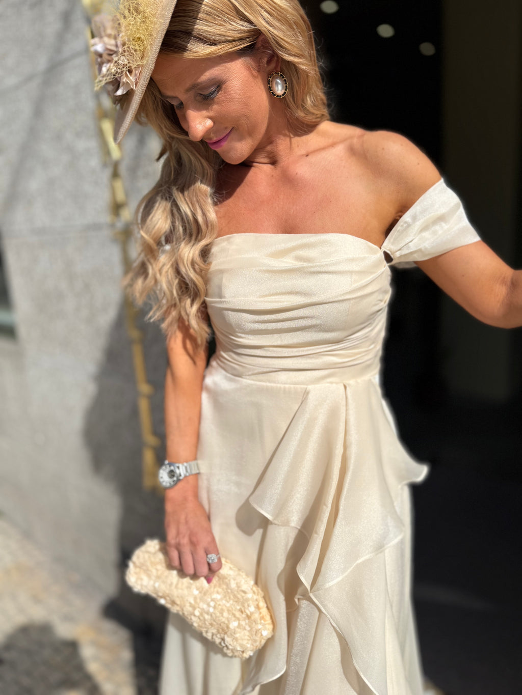 VESTIDO LONGO CHAMPAGNE