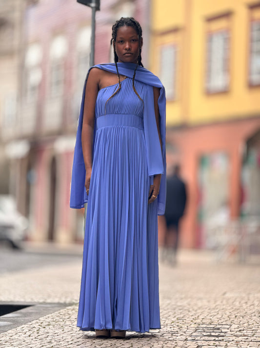 Vestido plissado
