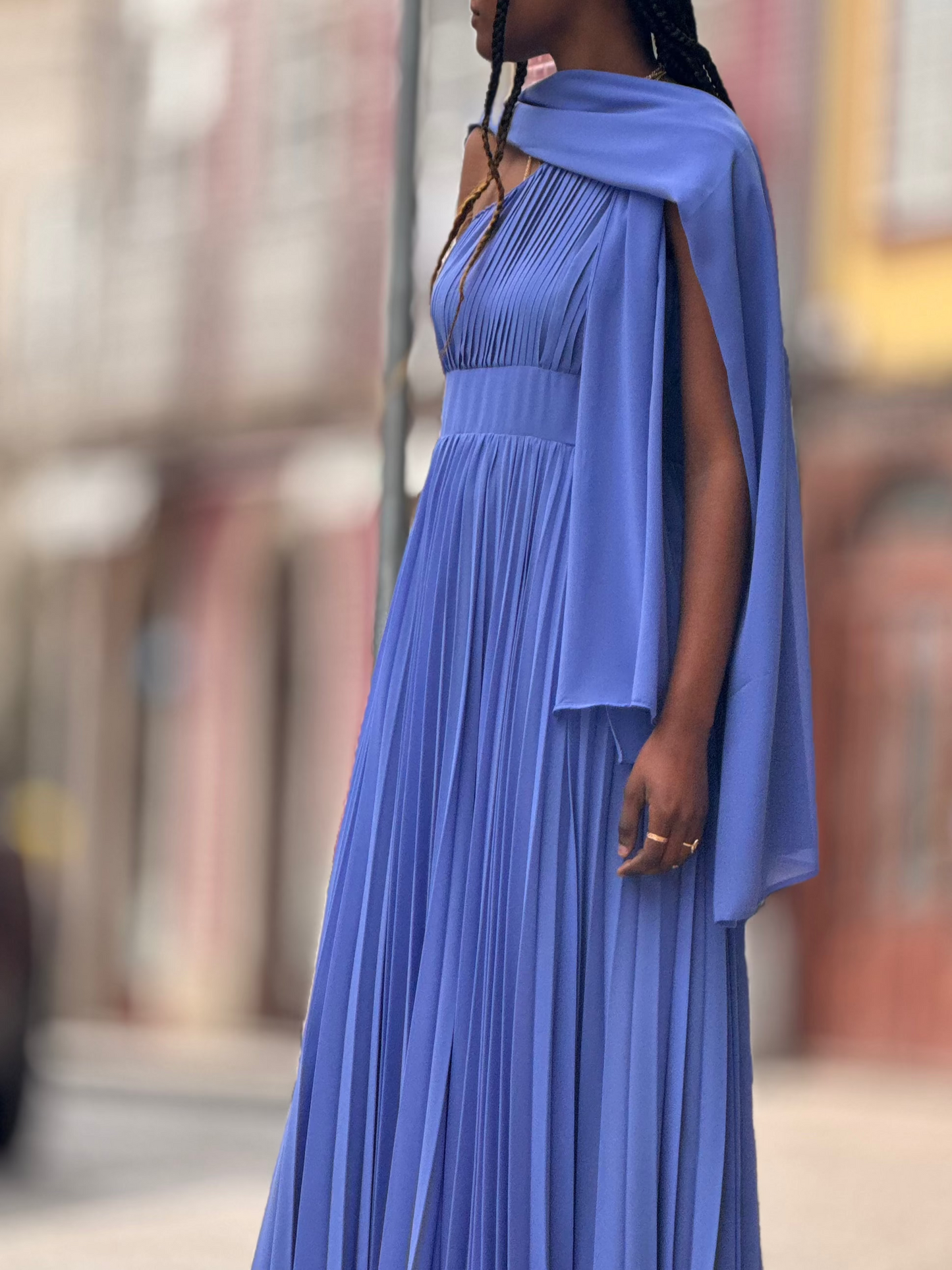 Vestido plissado