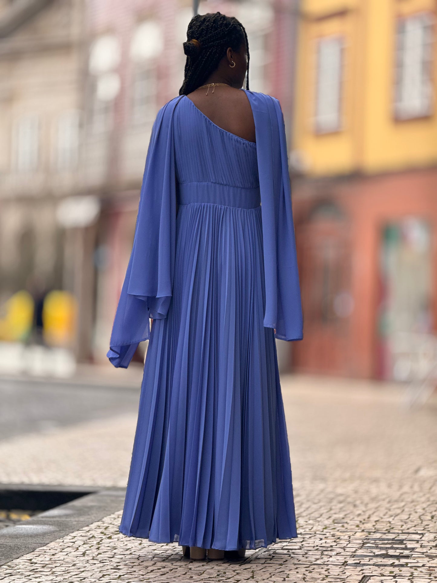 Vestido plissado