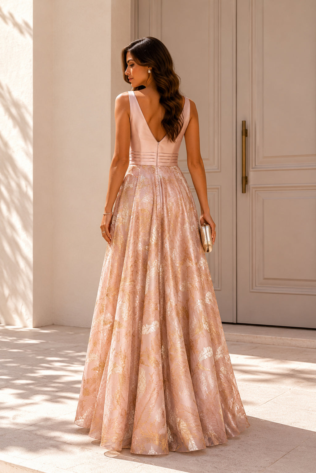 VESTIDO ROSA FLORIDO