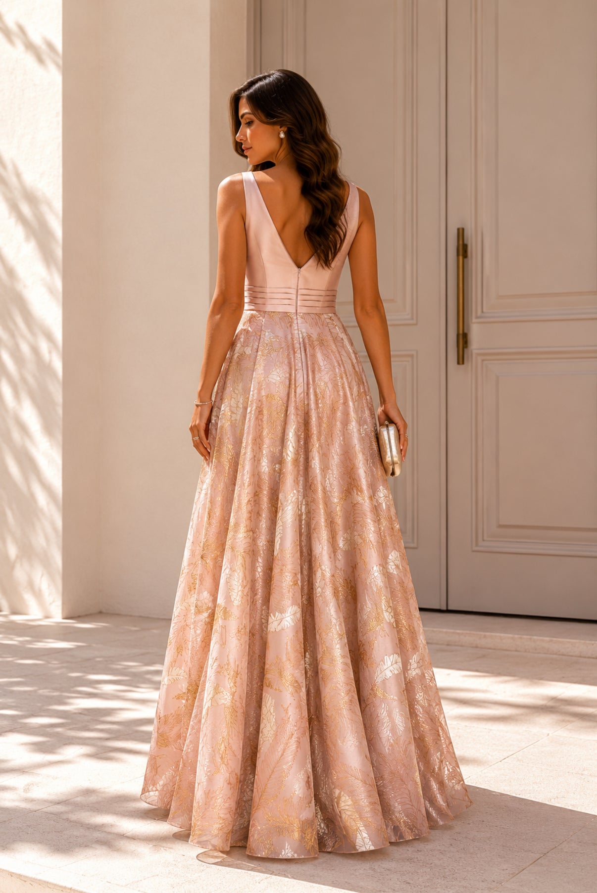 VESTIDO ROSA FLORIDO