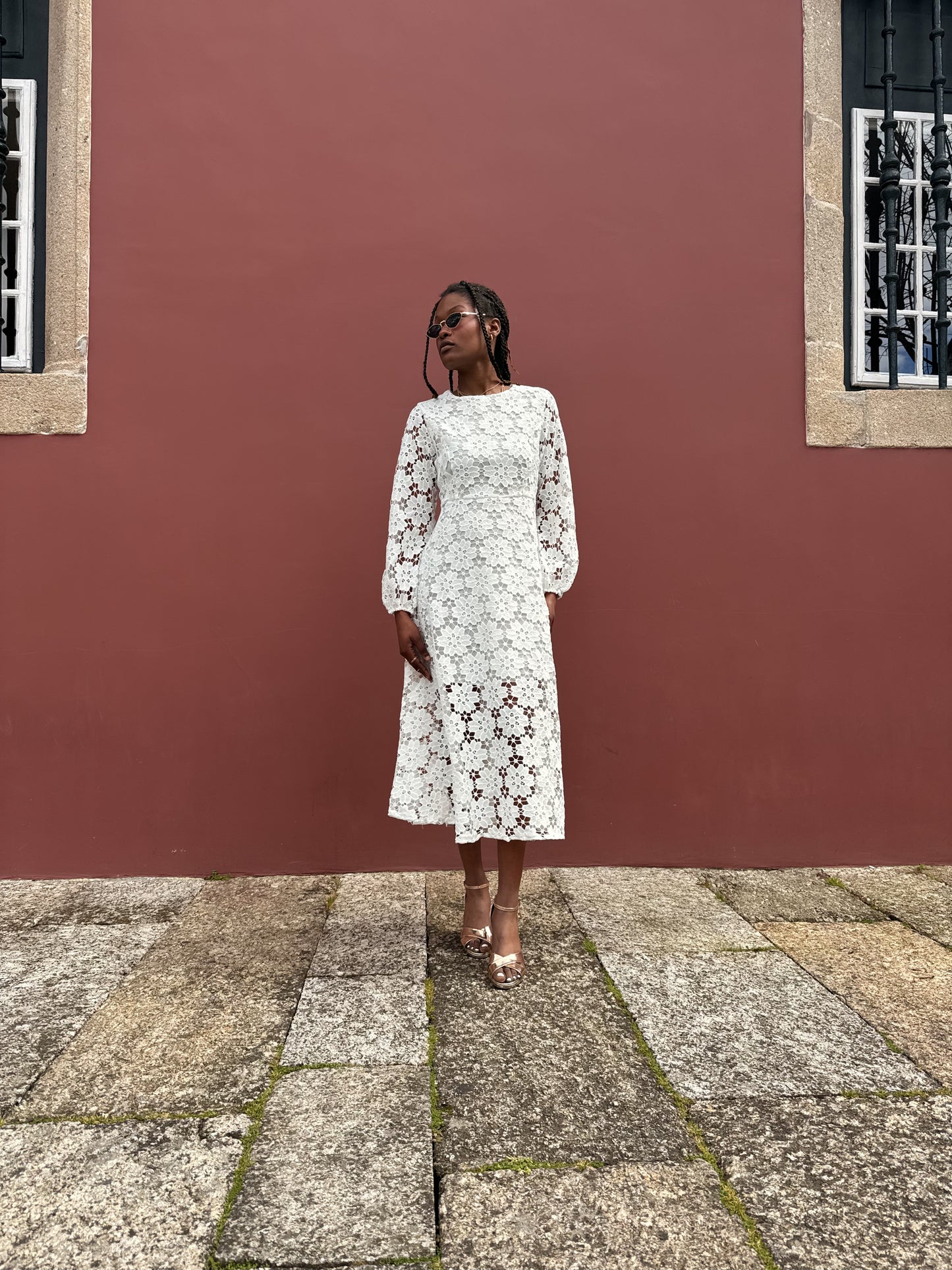 Vestido renda