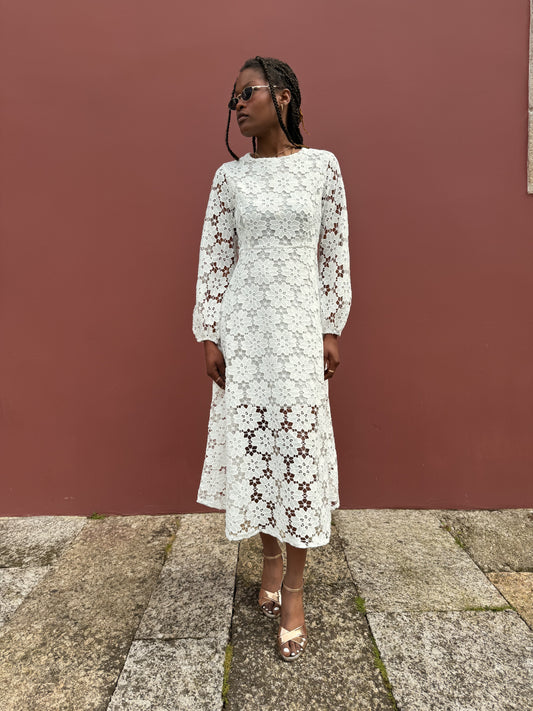 Vestido renda