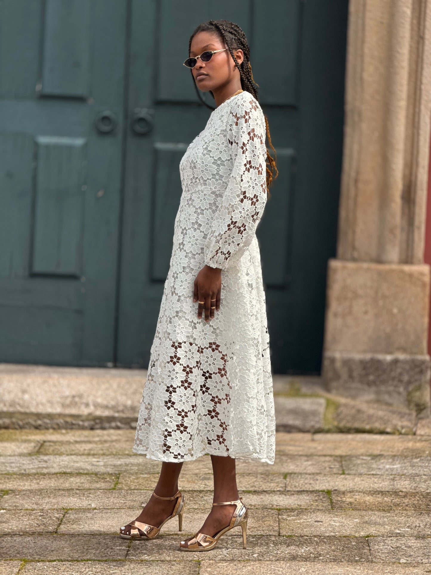 Vestido renda