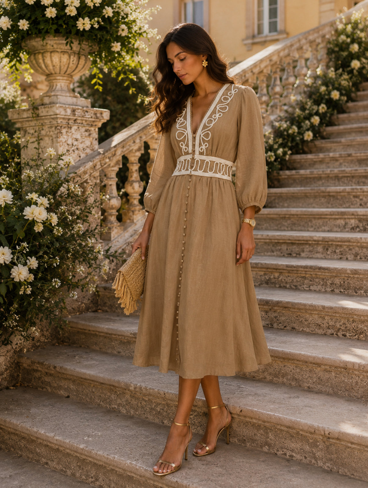 VESTIDO LONGO RENDADO