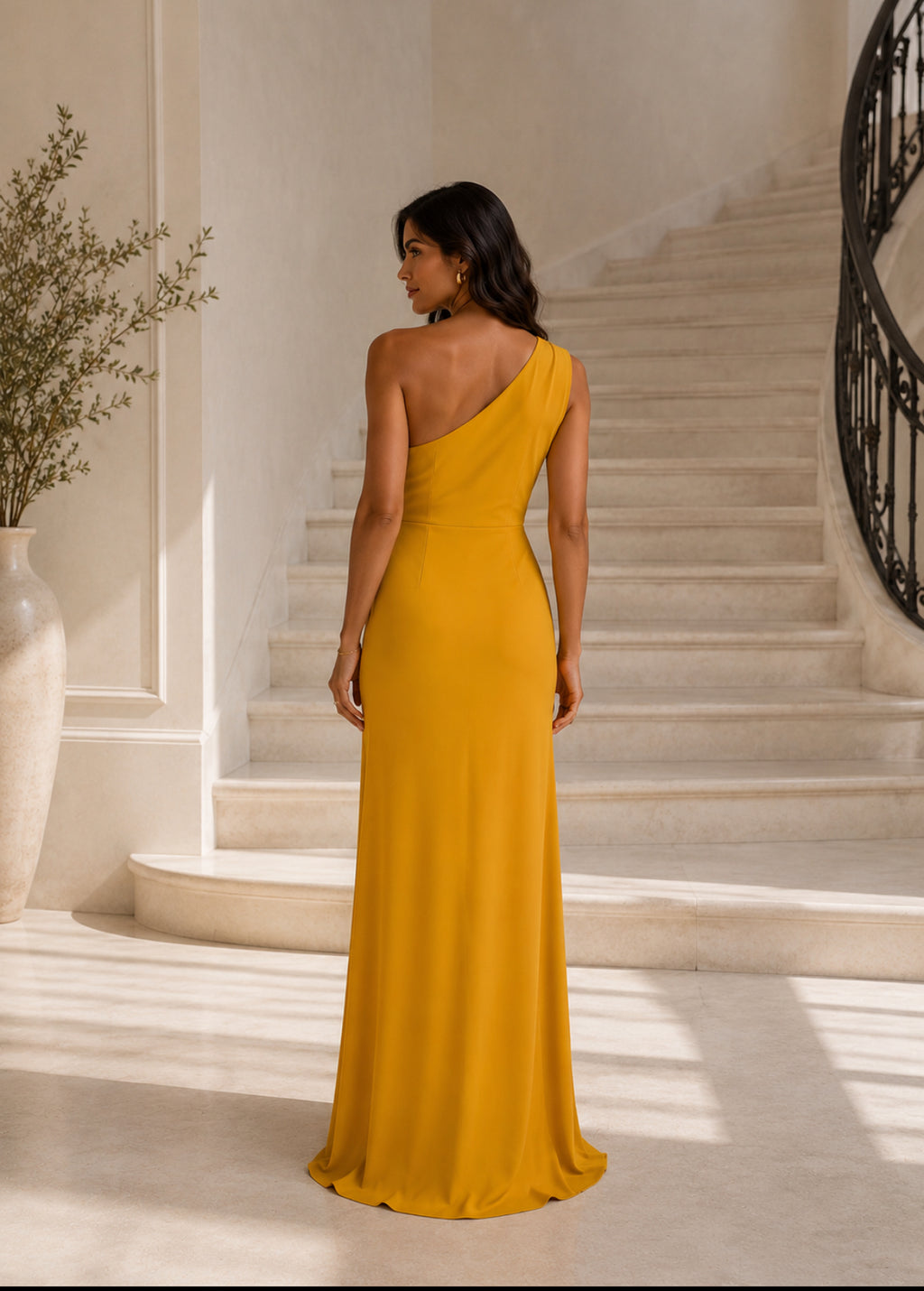 VESTIDO AMARELO LONGO