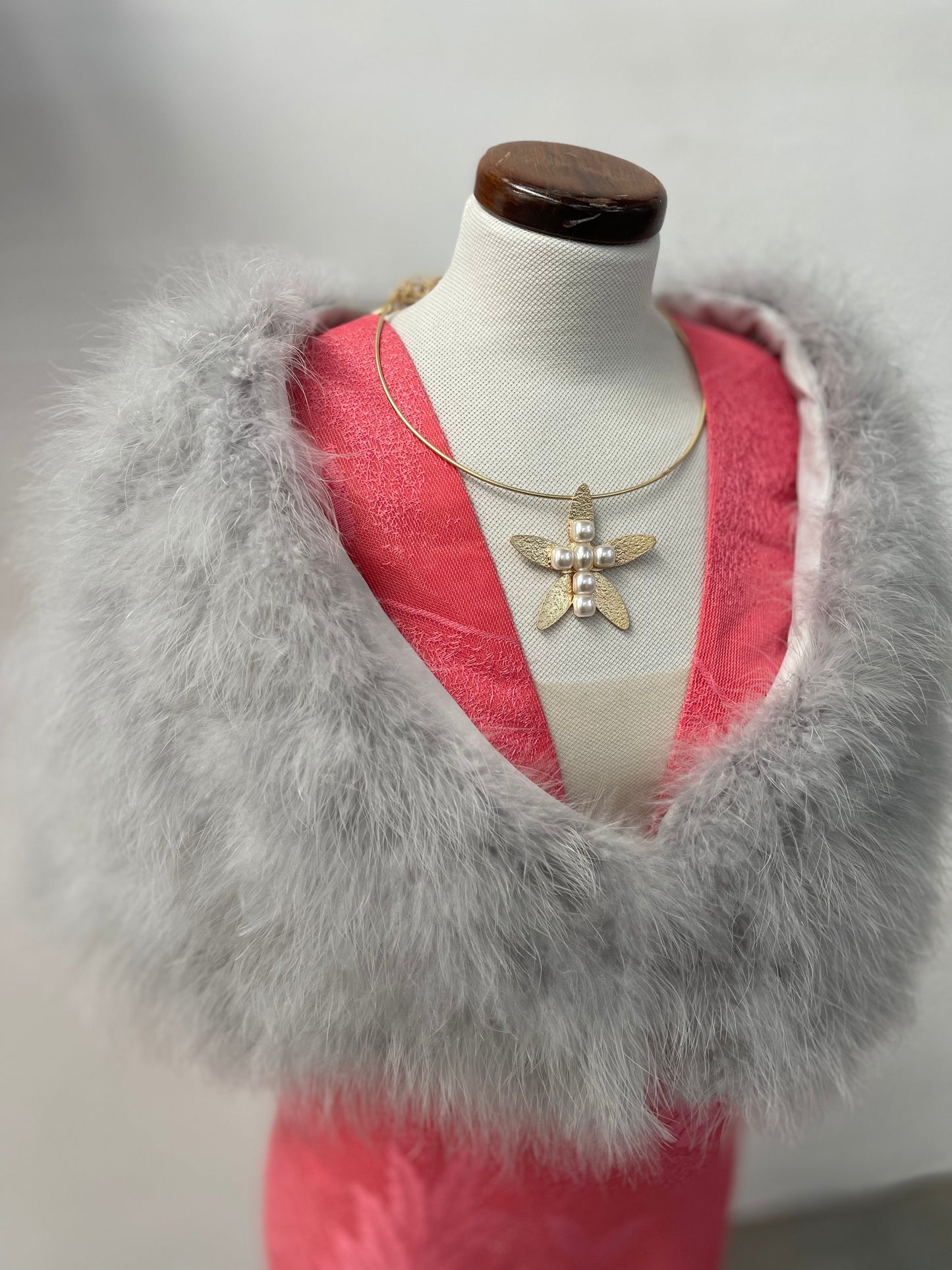 Estola de pelo natural