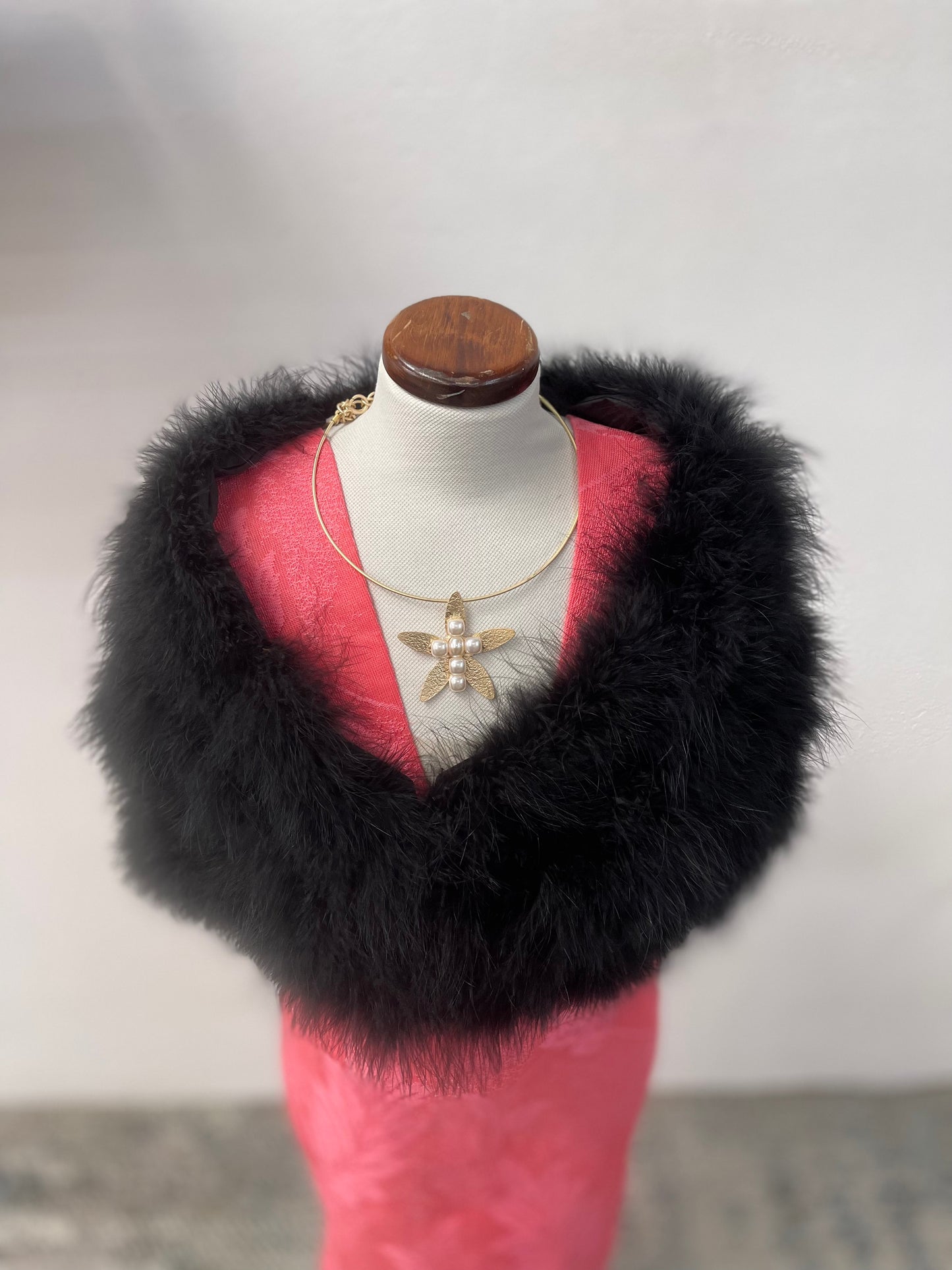 Estola de pelo natural