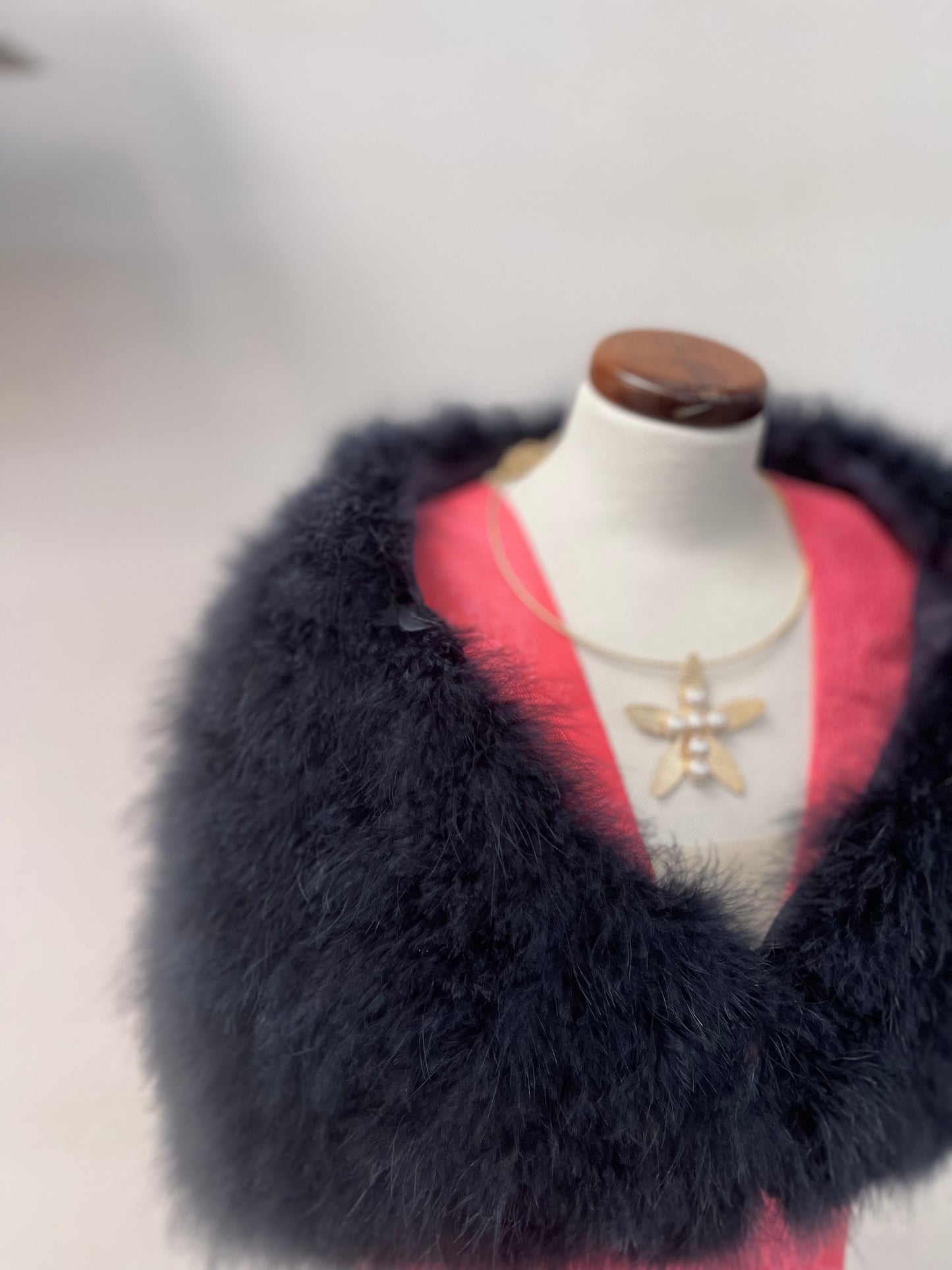 Estola de pelo natural