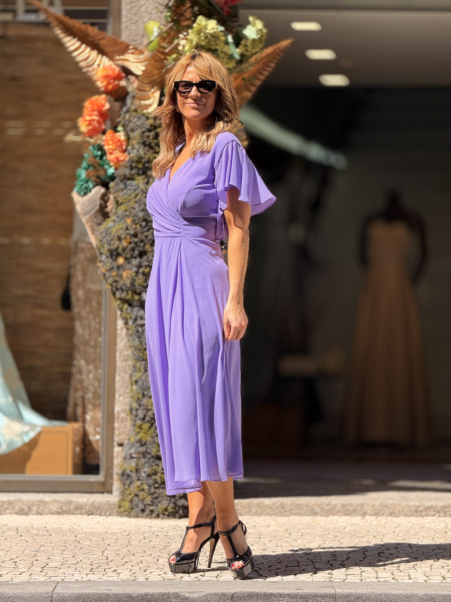 Vestido cruzado
